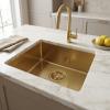Pure.Sink Luxion Gold sink 36x40 cm undermount, flush mount, and surface mount PLX3640-60